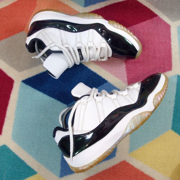 Nike Air Jordan 11 Retro Low  Emerald/White Sneakers‎ (528896-145)Sz 12